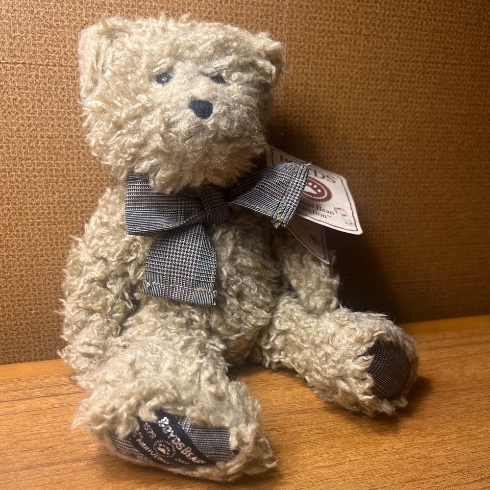 Boyds Bears Plush Bear Kids OS Tan 25th Anniversary Smith Witter Jr Jointed